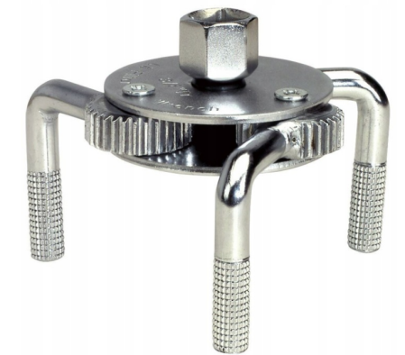 Cheie filtru ulei 3 brate reglabila 50-120 mm adaptor 1/2 3/8 (M57600) [1]
