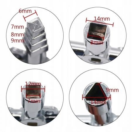 Cheie in trepte pentru calorifer radiator (V39144) [12]