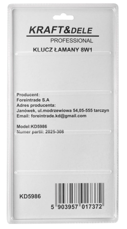 Cheie pliabila 8 în 1 (KD5986) [8]