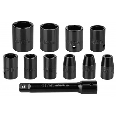 Cheie pneumatica de impact cu set tubulare 10 piese, 310 Nm, 1/2 inch (LXAW50) [8]
