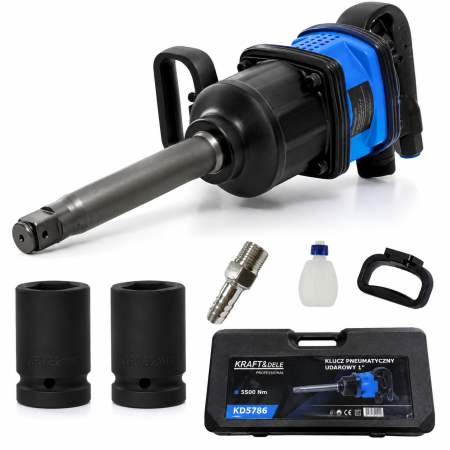 Pistol impact - Cheie pneumatica impact 1 inch 5500 Nm 3600 rpm pentru uz profesional (KD5786)