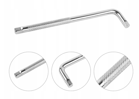 Cheie tubulara lunga 1/2" din otel CrV, 250 mm (V39173) [8]