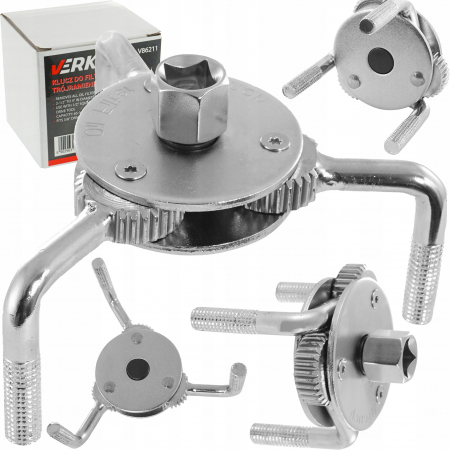 Chei auto speciale - Cheie universala filtru ulei 3 brate reglabila (V86211)