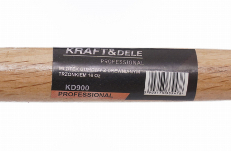 Ciocan de cauciuc cu mâner din lemn (KD900) [6]