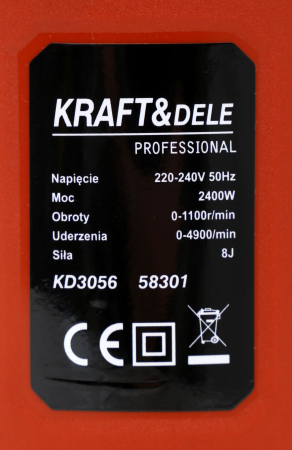 Ciocan demolator 2400W 8J rotopercutor picamer picamar (KD3056) [3]