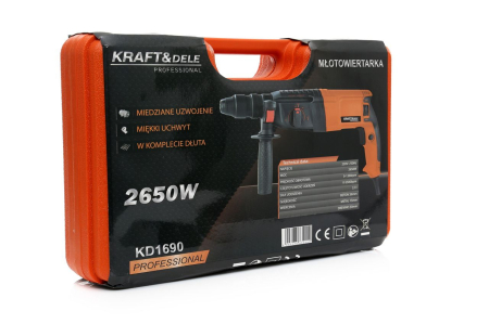 Ciocan demolator SDS 2600W 2.7J rotopercutor picamer picamar (KD1690) [12]