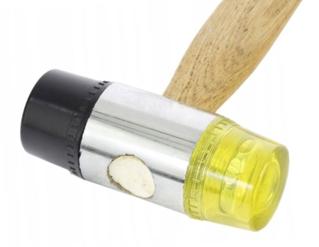 Ciocan din cauciuc-plastic 30mm cu maner din lemn (KD903) [6]