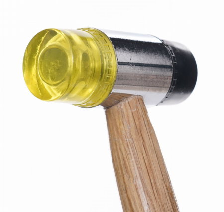 Ciocan din cauciuc-plastic 35mm cu maner din lemn (KD904) [5]