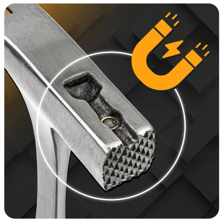 Ciocan dulgher otel calit 600g cap 960g total 325mm maner ergonomic magnet scos cuie (PM-MLT-600-960T) [12]