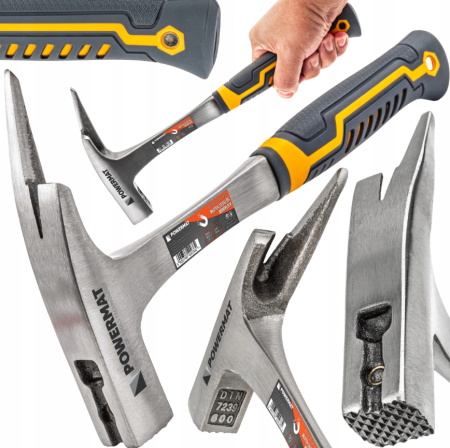 Scule de mana - Ciocan dulgher otel calit 600g cap 960g total 325mm maner ergonomic magnet scos cuie (PM-MLT-600-960T)