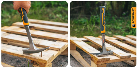 Ciocan dulgher otel calit 600g cap 960g total 325mm maner ergonomic magnet scos cuie (PM-MLT-600-960T) [15]