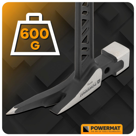 Ciocan dulgher profesional 600g cap magnetic si coada metalica PM1362 (PM-MLT-600-920T) [11]