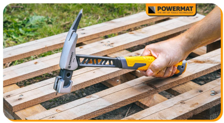 Ciocan dulgher profesional 600g cap magnetic si coada metalica PM1362 (PM-MLT-600-920T) [12]