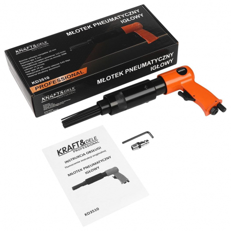 Ciocan pneumatic cu ace curatare sabalare suprafete (KD3510) [2]