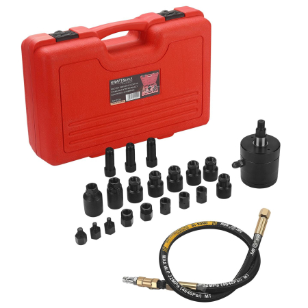 Produse noi (necategorizate) - Ciocan pneumatic set 21 piese pentru extragere extragerea injectoarelor otel 20T (KD12533)