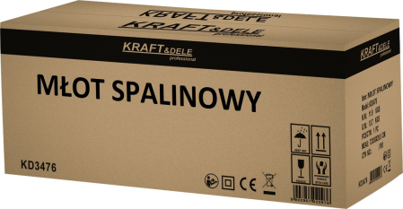 Ciocan rotopercutor pe benzina 52cc SDS-MAX 4.9kW pentru gaurire si demolare (KD3476) [14]