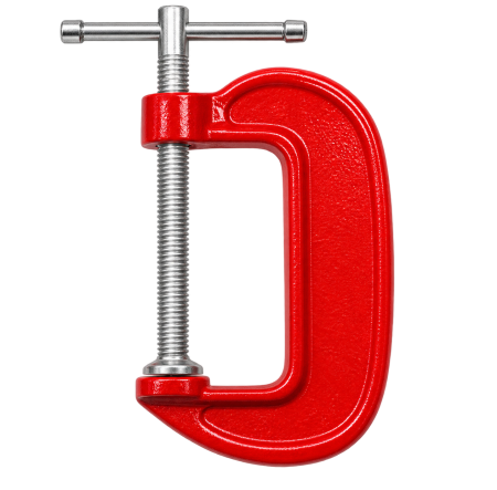 Menghina fixare - Clema menghina presa de tamplar de tamplarie tip C 1'' (KD10176)