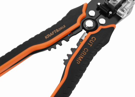 Cleste automat dezizolat cabluri 0.05-10mm2 cu limitator si taietor (KD10887) [7]