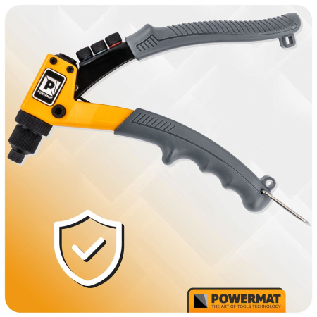 Cleste de nituit manual 200mm pentru nituri 2.4-4.8mm PM1449 (PM-NIR-200T) [6]