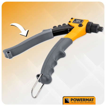 Cleste de nituit manual 200mm pentru nituri 2.4-4.8mm PM1449 (PM-NIR-200T) [9]