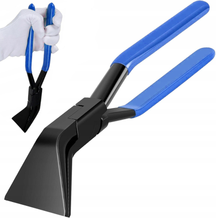 Clesti pentru extras / demontat - Cleste indoit modelat tabla foi metalice tinichigerie auto acoperis 45grade 280mm (S11677)