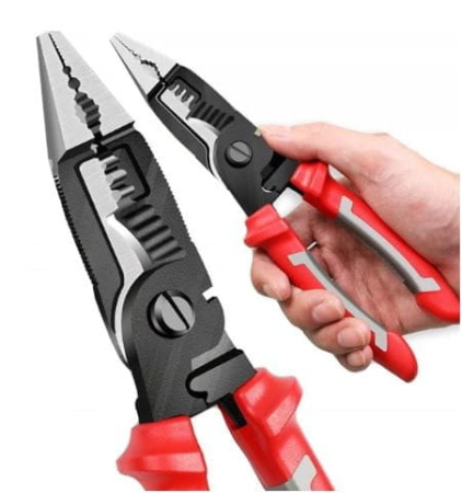 Cleste multifunctional de precizie dezizolare sertizare 9in1 9 Inch (KD10848) [4]