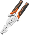Cleste multifunctional pliabil pentru dezizolat si sertizat cabluri (KD12693) [1]