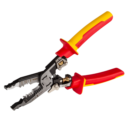 Scule de mana - Cleste multifunctional VDE 9 in 1 pentru dezizolare taiere si separare fire (M49126)