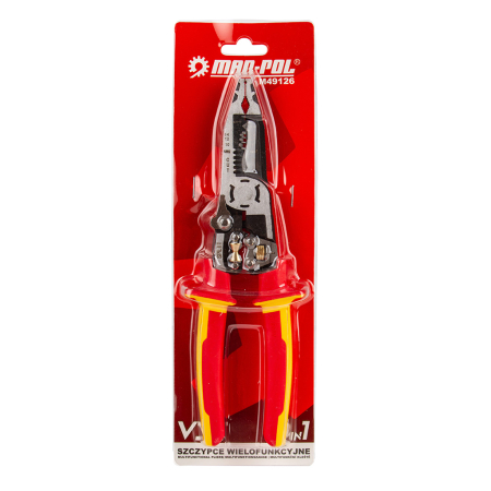 Cleste multifunctional VDE 9 in 1 pentru dezizolare taiere si separare fire (M49126) [8]