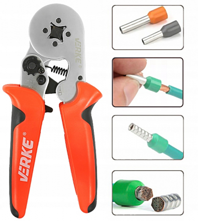 Cleste pentru decablat si sertizat cabluri pini 0.25-10mm (V86528) [1]