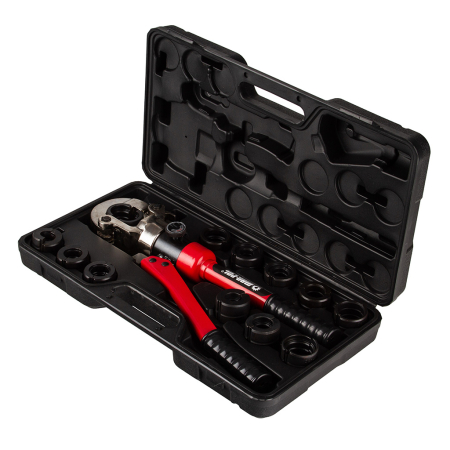 Cleste sertizare hidraulic tevi PEX 12T set bacuri U TH V 16-32 mm (M55915) [11]