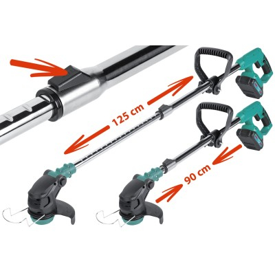 Coasa si trimmer pe acumulator 21V 2Ah cu 10000 rpm si latime de taiere 150 mm (ALCGT2B-21V) [14]