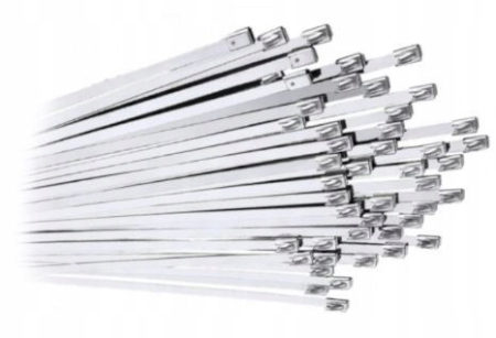 Altele - Coliere metalice otel reglabile 4.6 x 300mm 100 buc (KD10864)