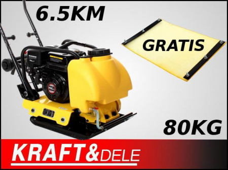 Compactor de sol placa compactoare 14kN 6.5CP motor benzina (KD1181) [1]