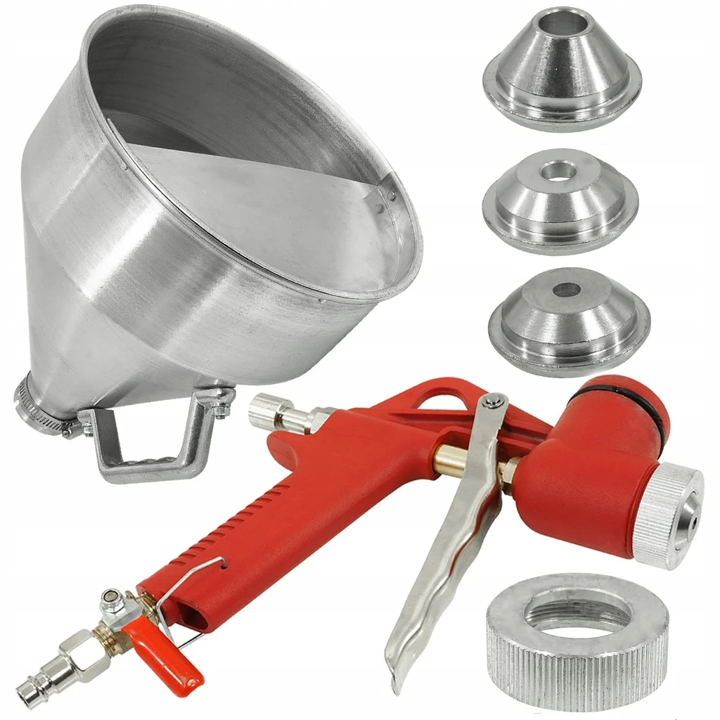 Compresor aer 100l 10bar 2 pistoane + furtun pneumatic aer 5x12mm 20m + pistol pneumatic tencuiala glet vopsea vas 5l 4-6-8mm (TA367+KD673+V81281) [23]