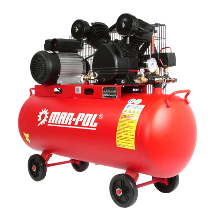 Scule electrice - Compresor aer 100l, 2 pistoane in V, 2.2kW, 8 bar, 400 l/min (M88415)