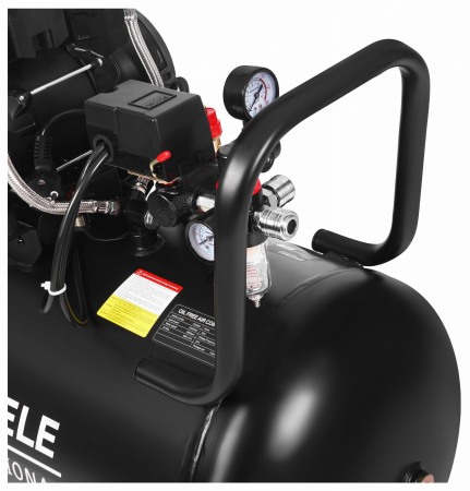 Compresor aer 100L fara ulei silentios 2x2200W 585L/min (KD4083) [8]