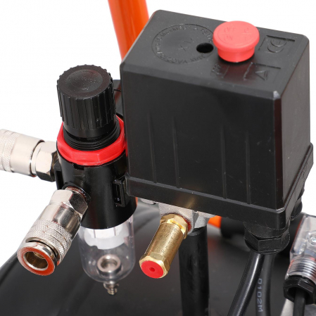 Compresor aer 100L fara ulei silentios 3x1500W 580 Lmin (KD1394) [6]