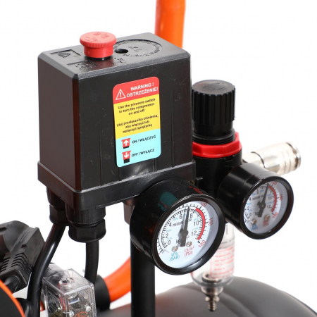 Compresor aer 100L fara ulei silentios 3x1500W 580 Lmin (KD1394) [5]