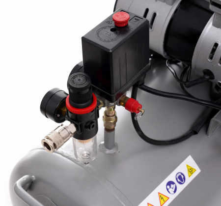 Compresor aer 100L fara ulei silentios 3x1500W 911 L/min (KD1397) [9]