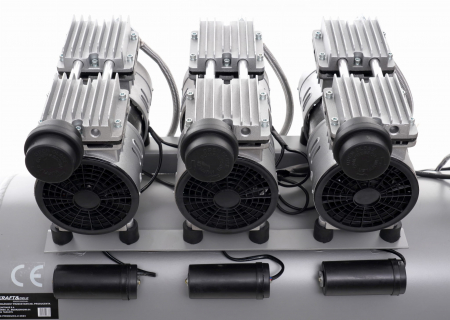 Compresor aer 100L fara ulei silentios 3x1500W 911 L/min (KD1397) [3]
