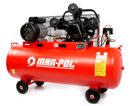 Scule electrice - Compresor aer 150l Mar-Pol, 3 pistoane,3 kW, 3000W, 8 bar, 500 l/min (M88417)
