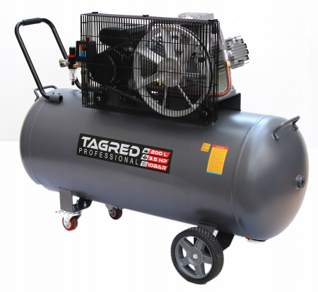 Compresor aer 200L 10BAR fara ulei 911Lmin 3500W 4.8CP (TA3395) [4]