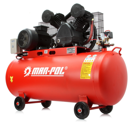Scule electrice - Compresor aer 200l, 2 pistoane in V, 4kW, 8 bar, 860 l/min (M88420)