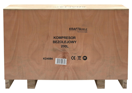 Compresor aer 200L fara ulei silentios 3x2200W 750L/min (KD4084) [19]
