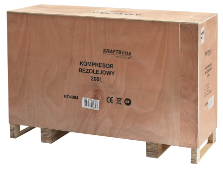 Compresor aer 200L fara ulei silentios 3x2200W 750L/min (KD4084) [21]