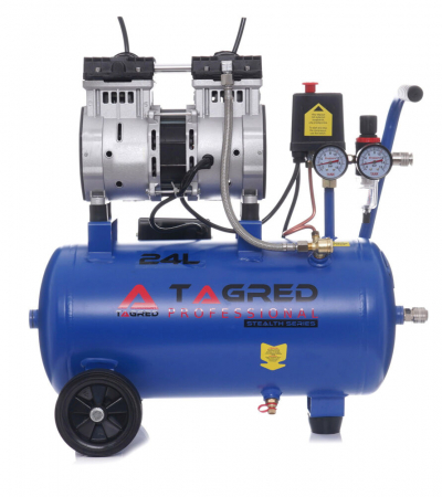 Compresor aer 24L fara ulei silentios 1100kW 218L min  (TA383) [1]