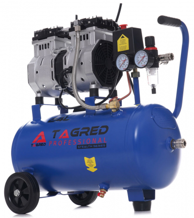Compresor aer 24L fara ulei silentios 1100kW 218L min  (TA383) [8]