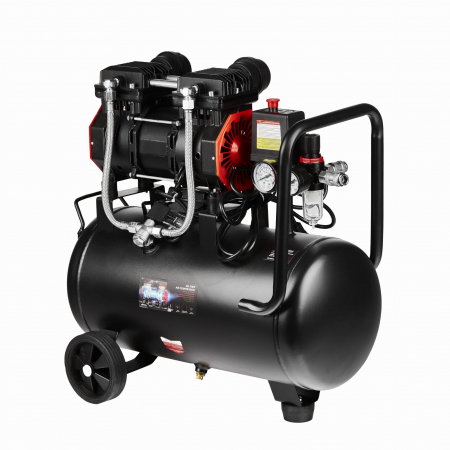 Compresor aer 24L fara ulei silentios 1390W 220 L/min (KD1385) [6]