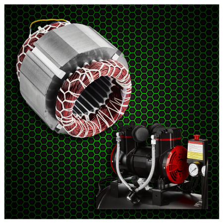 Compresor aer 50L fara ulei silentios 1500W 290 L/min (KD1391) [2]